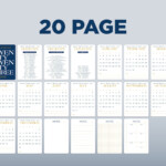 2023 Calendar United States United Kingdom Holiday Etsy