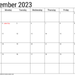 2023 September Calendars Handy Calendars