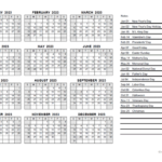 2023 Yearly Calendar PDF Free Printable Templates