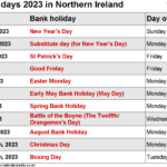 Bank Holidays 2023 In The UK With Printable Templates