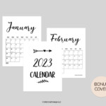 Boho 2023 Wall Calendar Printable Calendar With Holidays And Etsy Israel