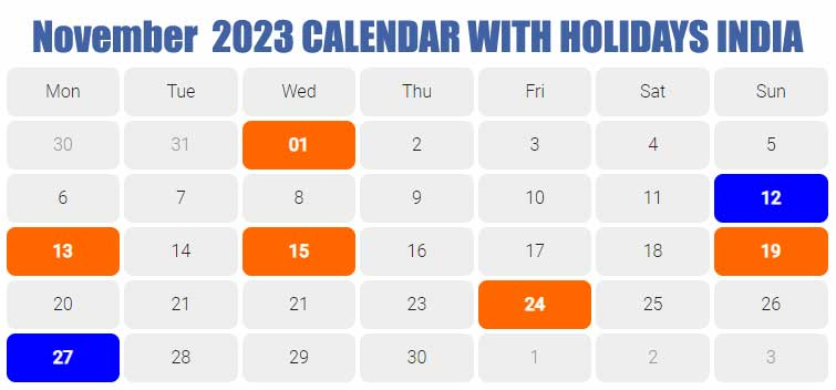 Diwali 2023 Date In India Calendar
