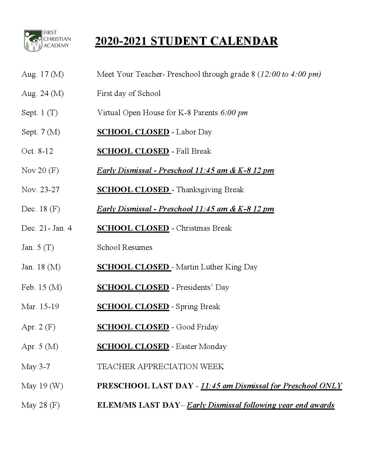 Fca Corporate Calendar 2022 Holidays October Calendar 2022