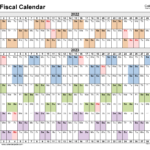 Fiscal Calendars 2023 Free Printable Word Templates