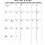 Free 2023 Calendar With Holidays