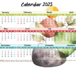 Free 2023 Printable Yearly Calendar With Holidays 12 Templates Watercolor