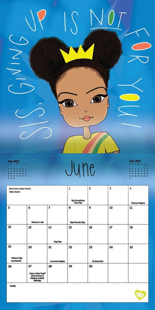 Girl Empowerment Calendar 2023 Diversity Etsy
