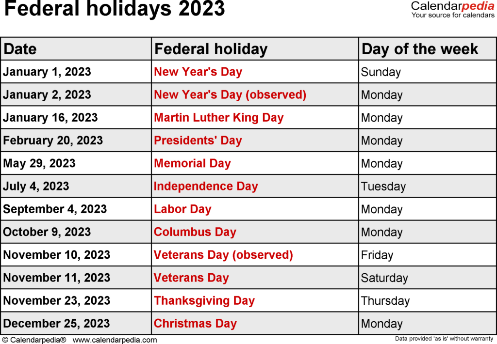 January 16 Holidays Observances Calendar For Planning