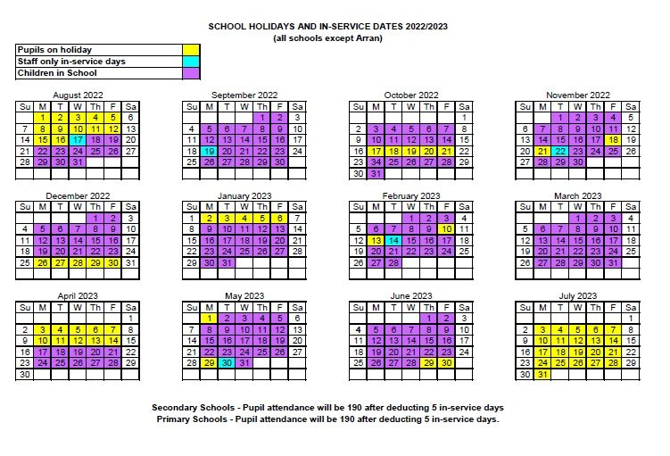 School Holidays Dykesmains Primary School