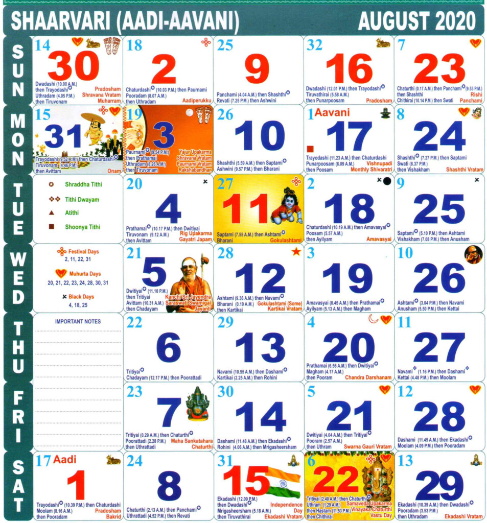 Tamil Calendar 2021 August Month Calendar Sep 2021