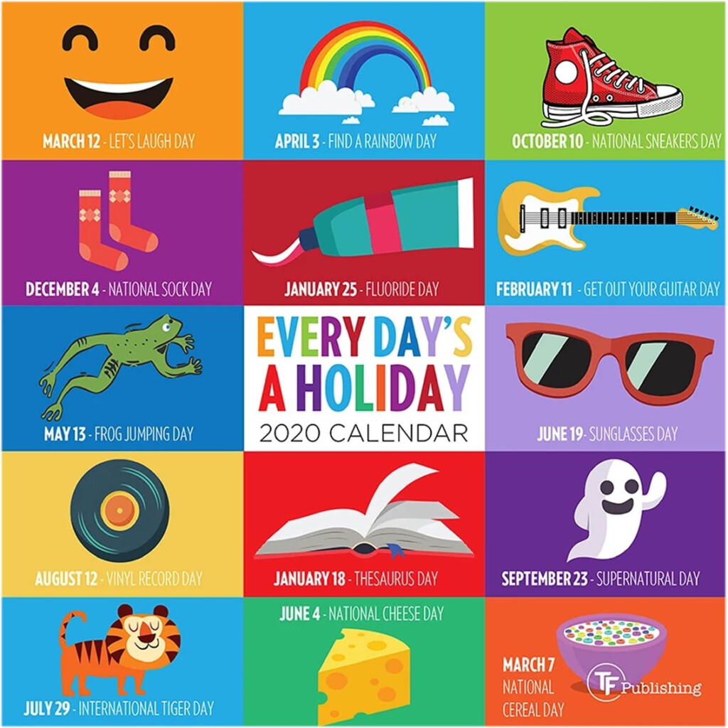 Tf Publishing 2020 Every Day s A Holiday Mini Calendar Calendars 
