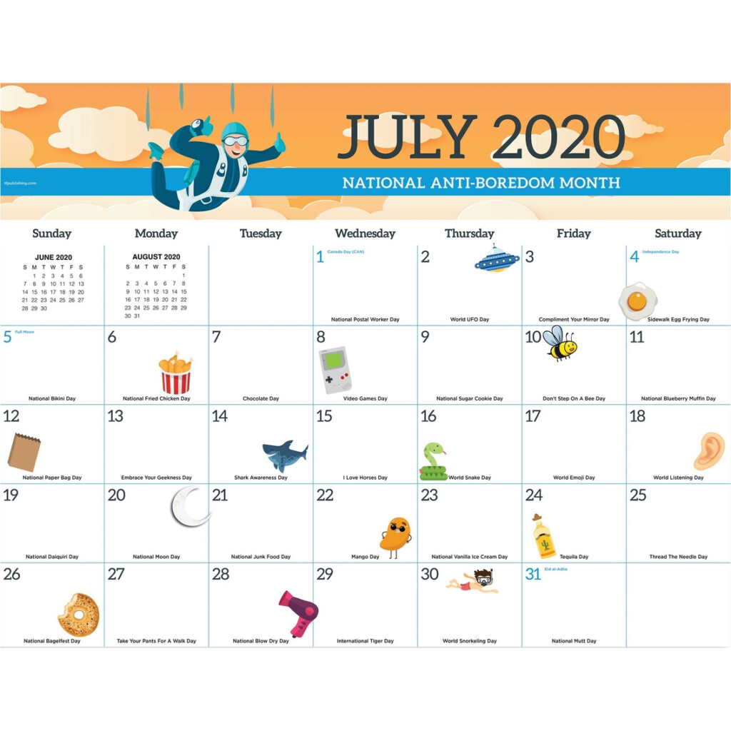 Tf Publishing July 2020 June 2021 Every Day s A Holiday Desk Pad 