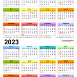 Two Year Calendars For 2022 2023 UK For Word